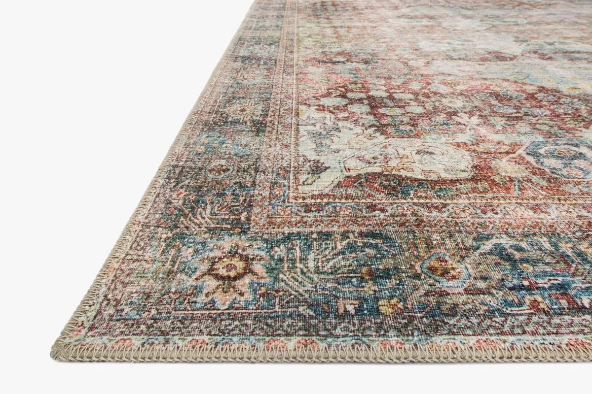 Loren LQ 14 Brick / Multi Rug - Rug & Home