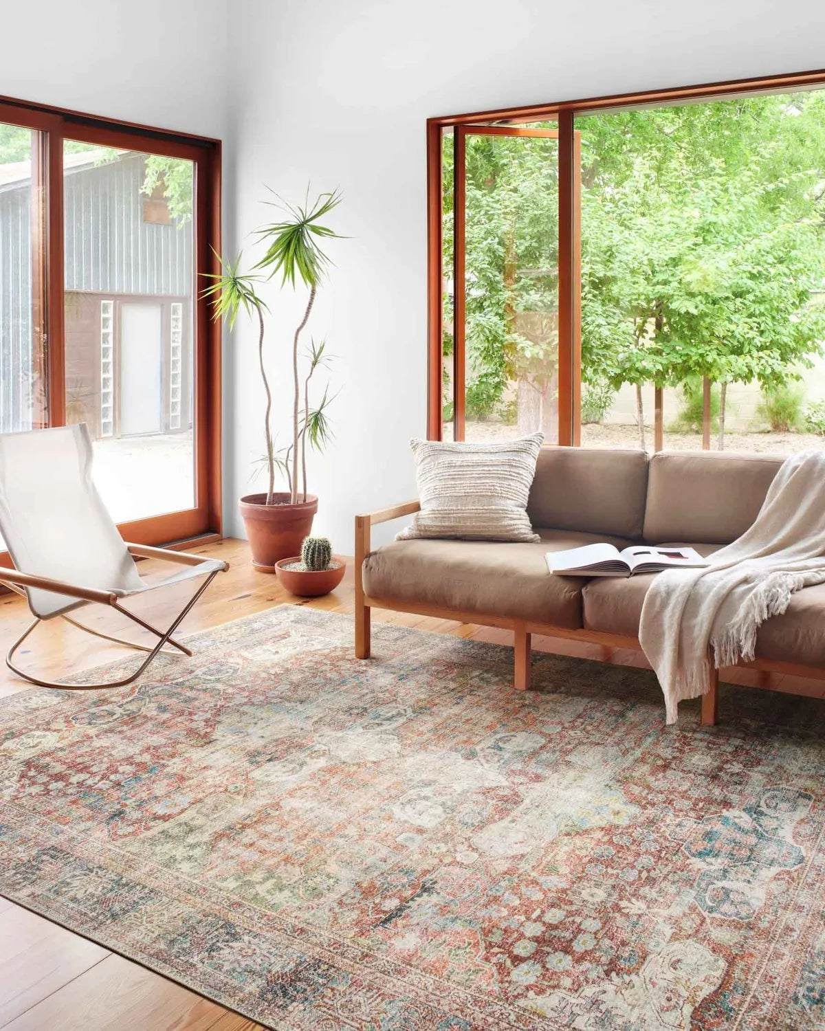 Loren LQ 14 Brick / Multi Rug - Rug & Home