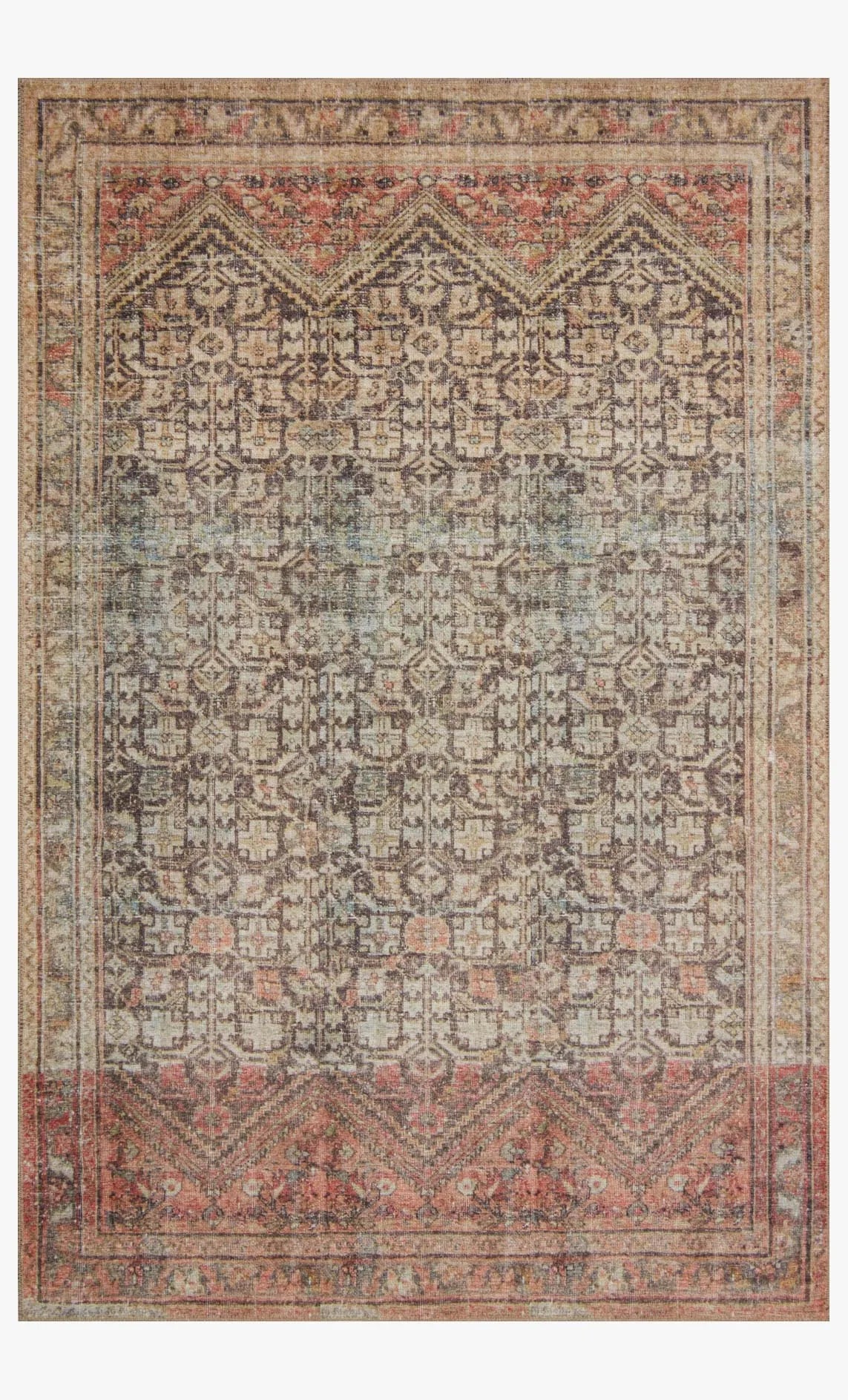 Loren Lq-17 Charcoal/Multi Rug - Rug & Home