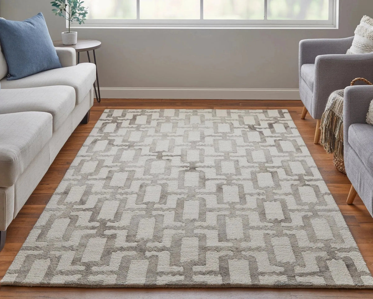 Lorrain 6108919F Ivory/Taupe Rug