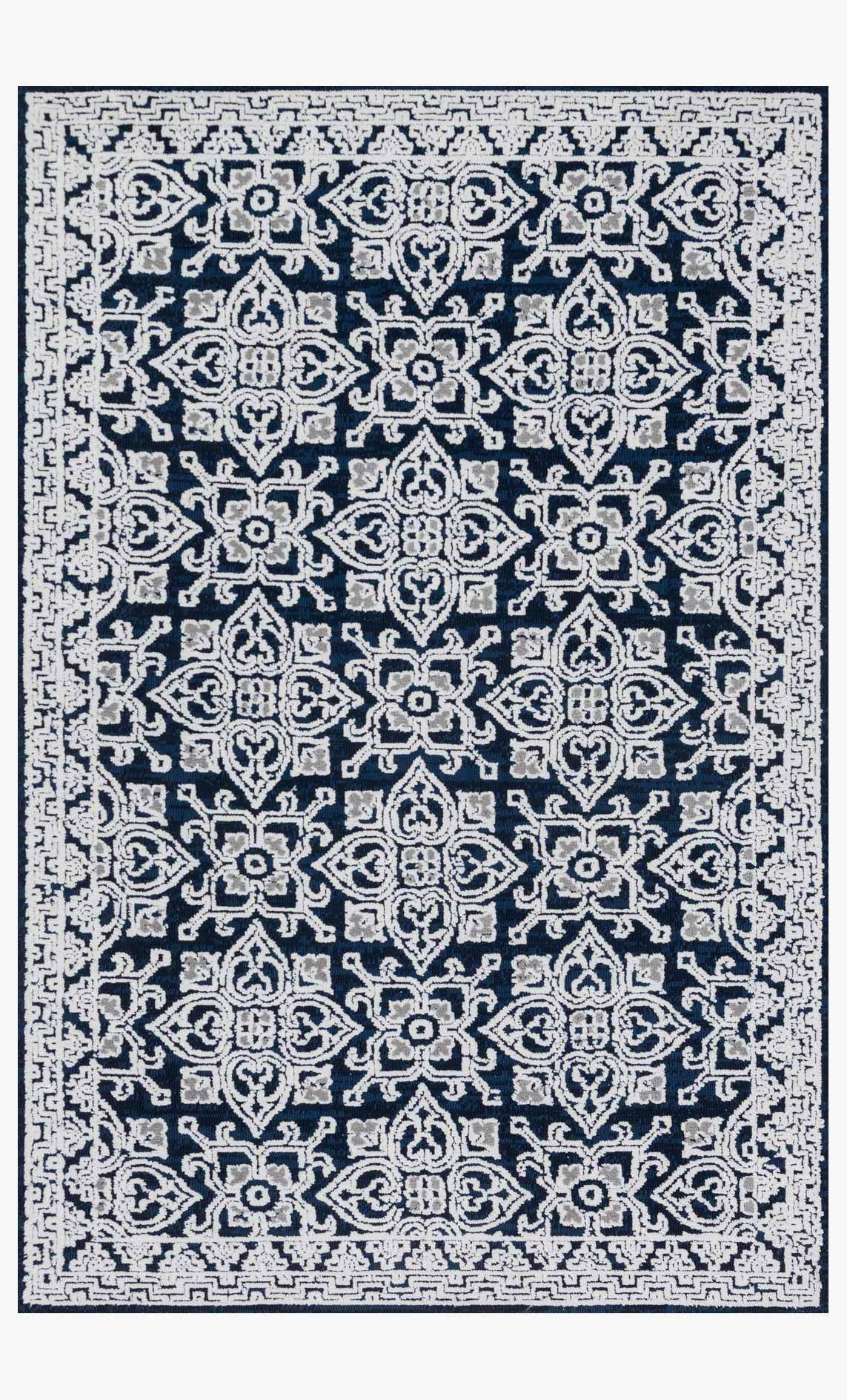 Lotus by Magnolia Home LB-05 Midnight/Silver Rug - Rug & Home
