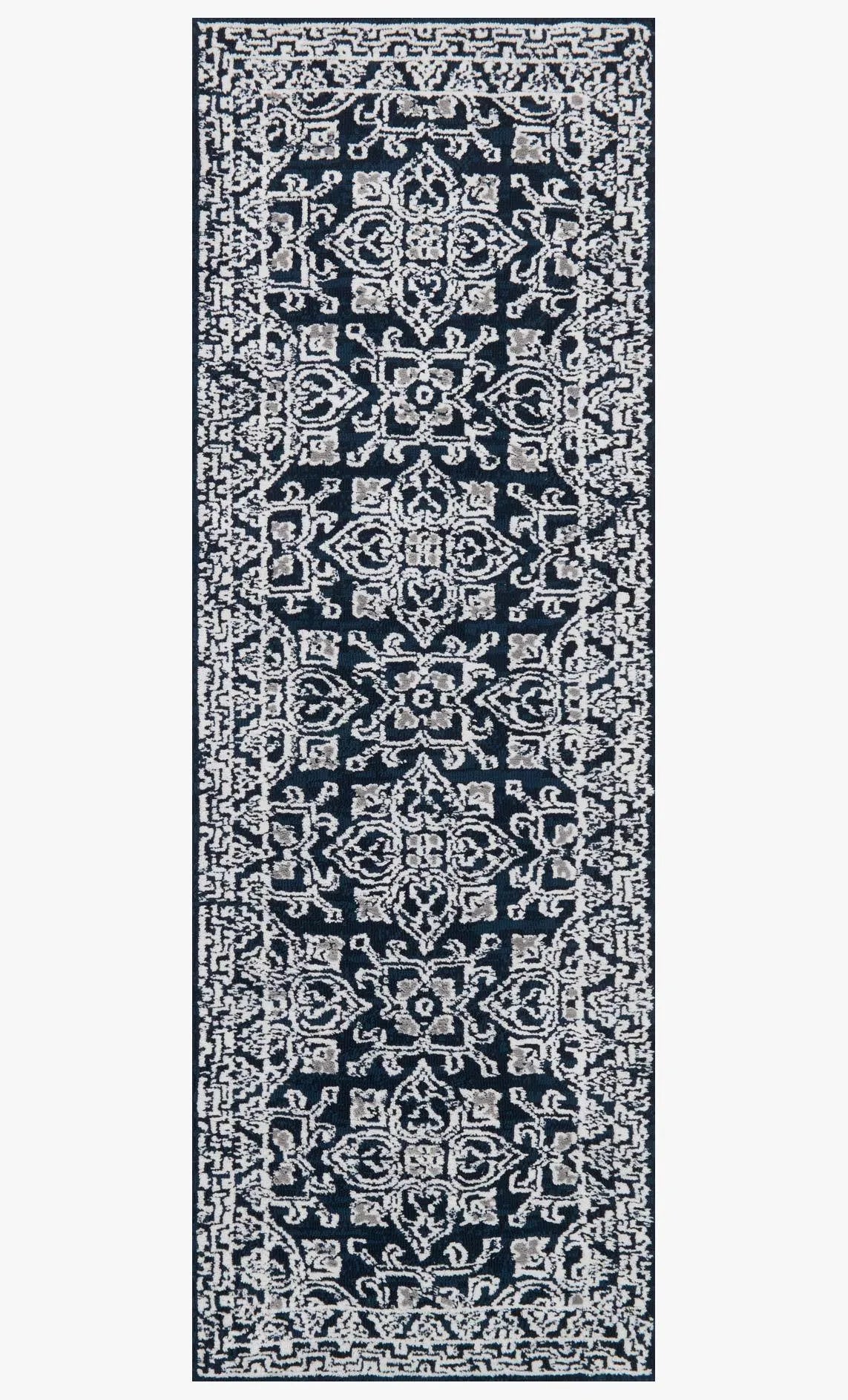 Lotus by Magnolia Home LB-05 Midnight/Silver Rug - Rug & Home