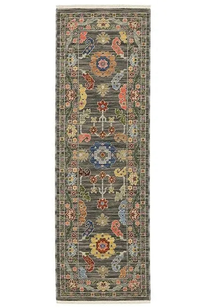 Lucca 5506K Grey/Multi Rug - Rug & Home