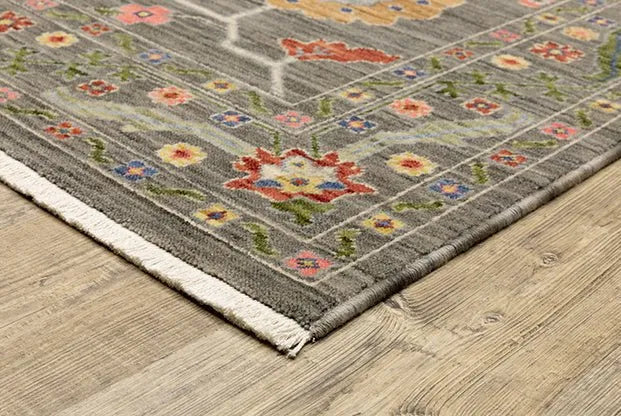 Lucca 5506K Grey/Multi Rug - Rug & Home