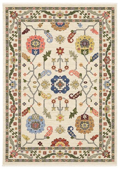 Lucca 5506W Ivory/Multi Rug - Rug & Home