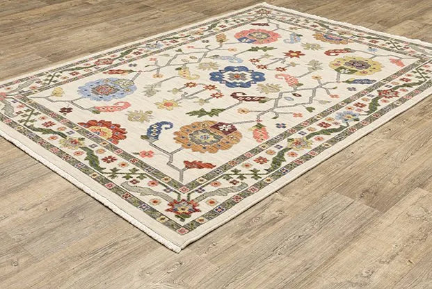 Lucca 5506W Ivory/Multi Rug - Rug & Home