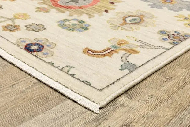 Lucca 5507W Ivory/Multi Rug - Rug & Home