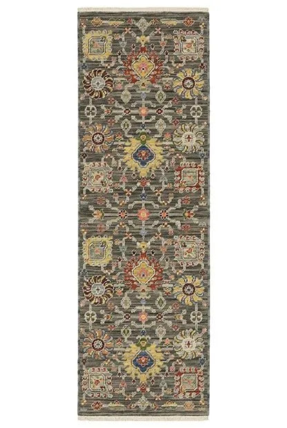 Lucca 8111K Grey/Multi Rug - Rug & Home