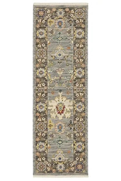 Lucca 846D Blue/Grey Rug - Rug & Home