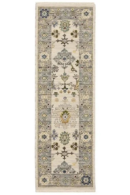 Lucca 846H Ivory/Grey Rug - Rug & Home