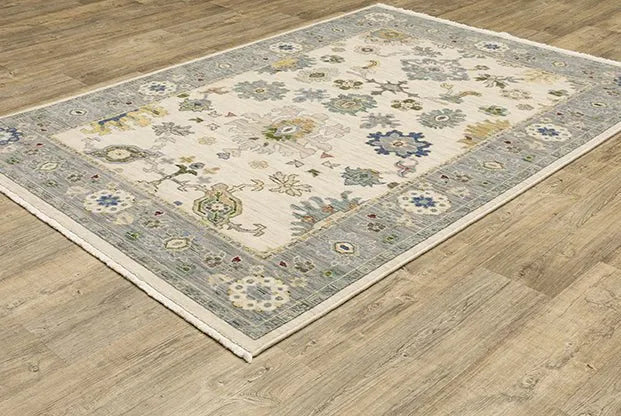 Lucca 846H Ivory/Grey Rug - Rug & Home