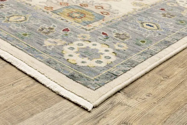 Lucca 846H Ivory/Grey Rug - Rug & Home