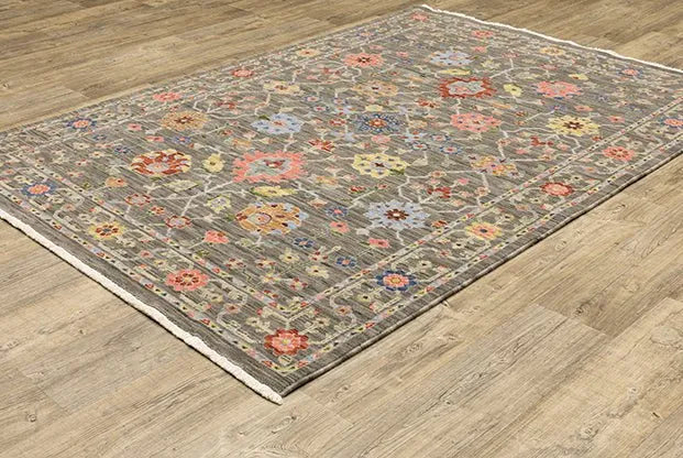 Lucca 93K Grey Rug - Rug & Home