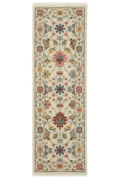 Lucca 93W Ivory Rug
