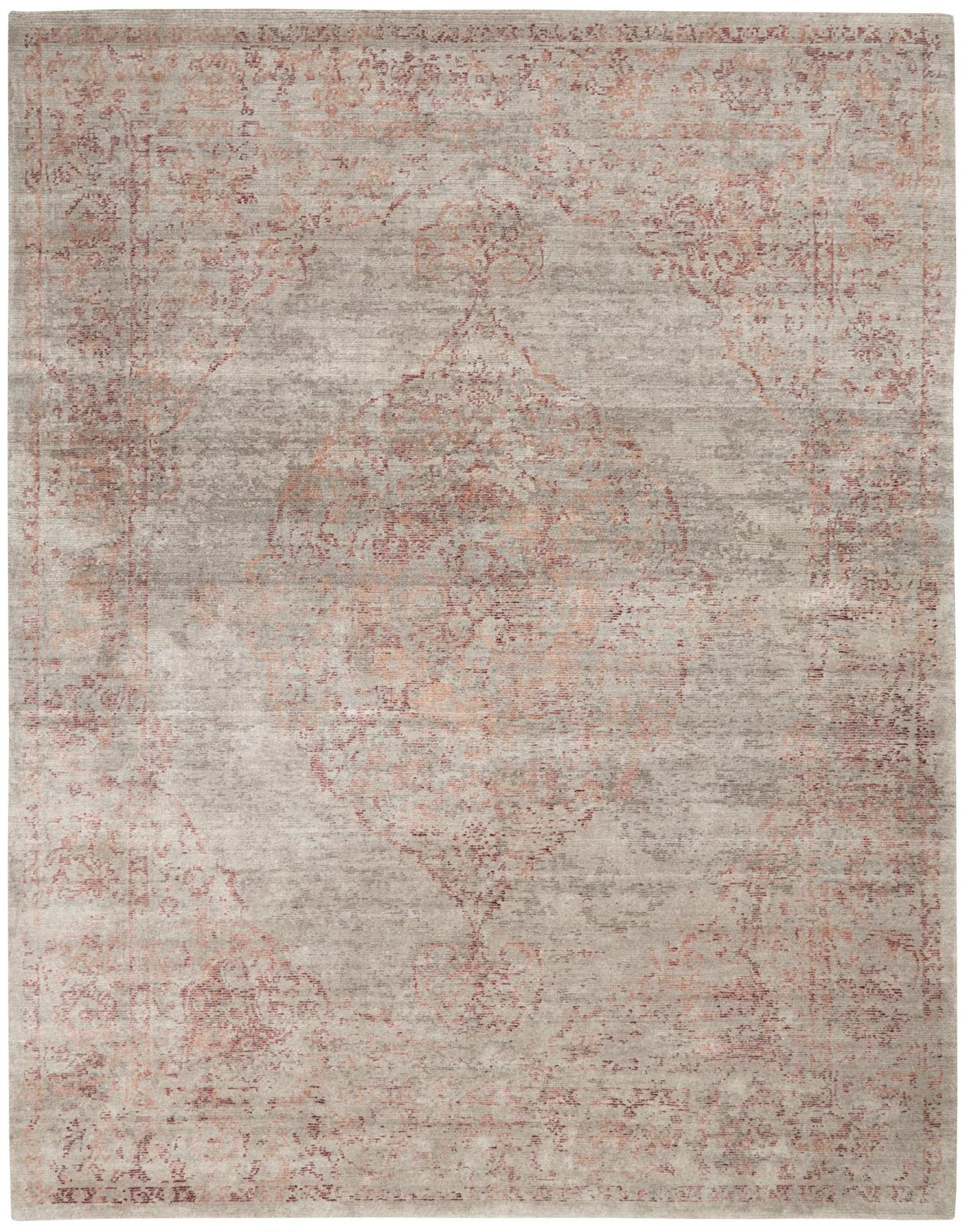 Lucent Lcn07 Silver/Red Rug - Rug & Home