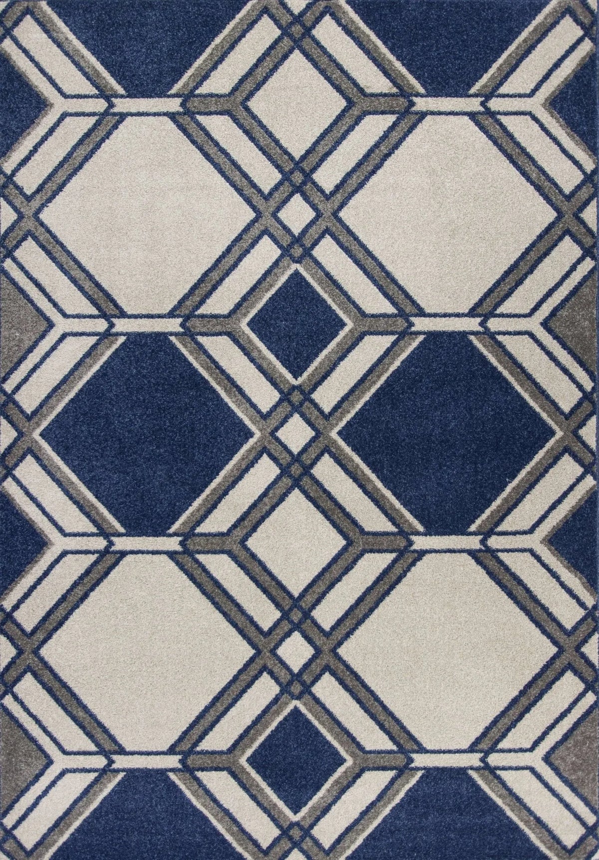 Lucia 2768 Grant Ivory/Denim Rug - Rug & Home