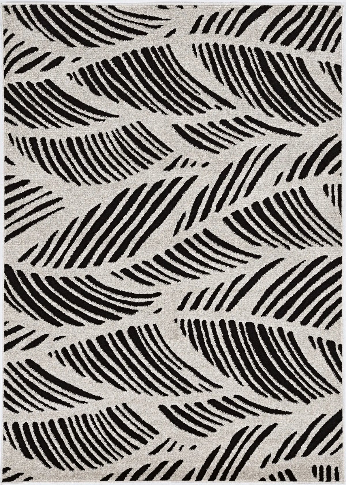 Lucia 2770 Folia Black/White Rug - Rug & Home