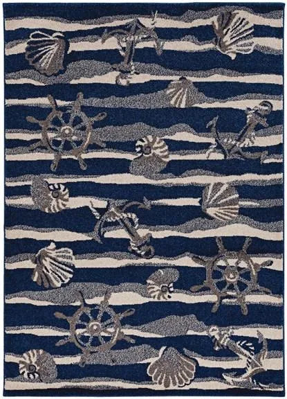 Lucia 2776 Seashore Blue Rugs - Rug & Home