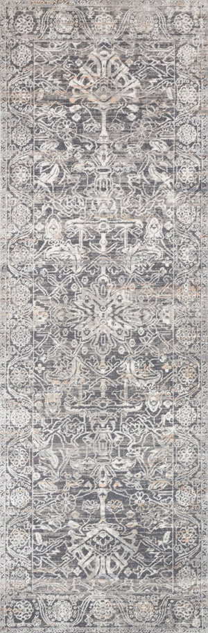Lucia LUC-03 Steel/Ivory Rug - Rug & Home