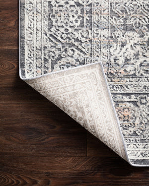 Lucia LUC-03 Steel/Ivory Rug - Rug & Home