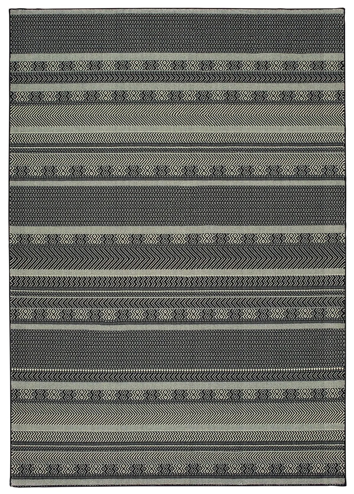 Luna 1802K Black/ Ivory Rug - Rug & Home