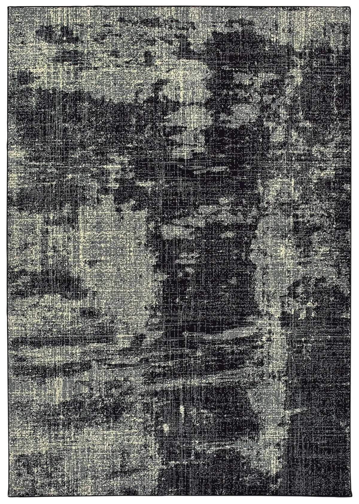 Luna 1805K Black/ Ivory Rug