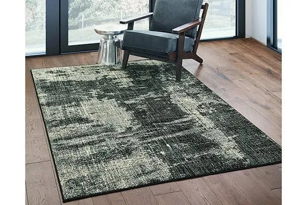 Luna 1805K Black/ Ivory Rug