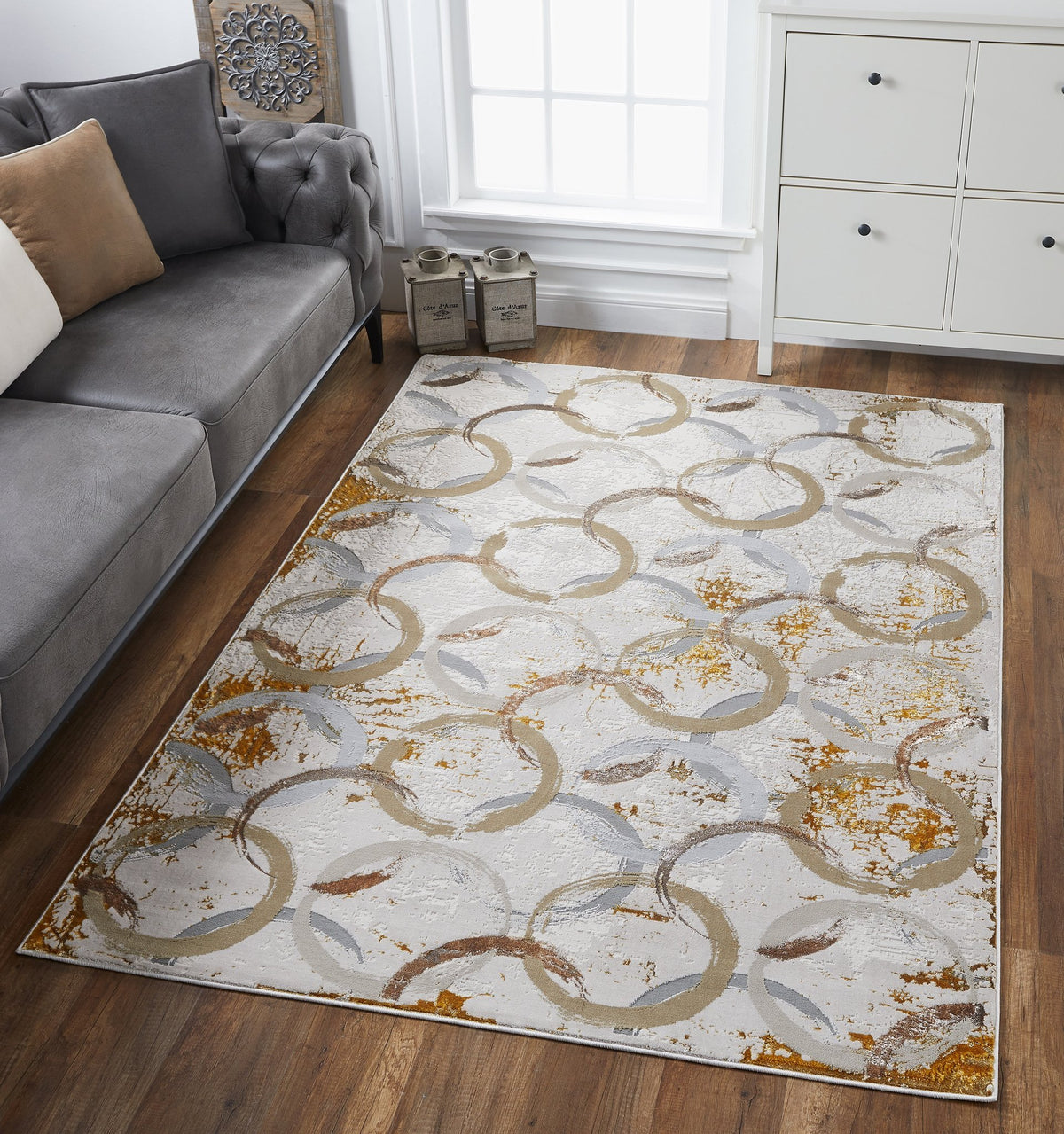 Luna 7137 White Blrch Rugs - Rug & Home