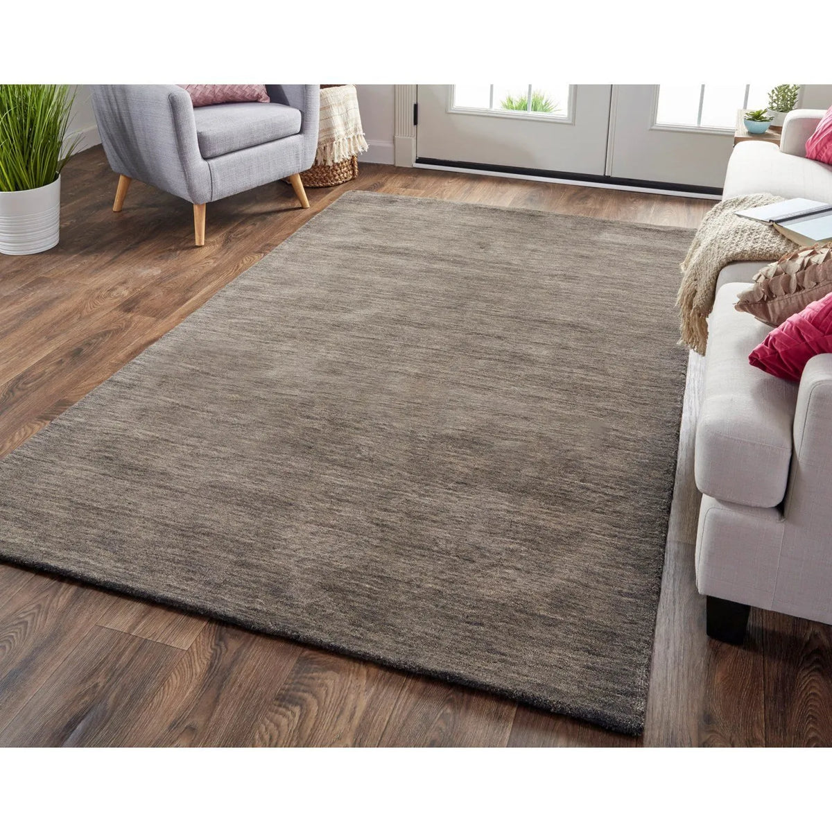 Luna 8049F Charcoal Gray Rug - Rug & Home