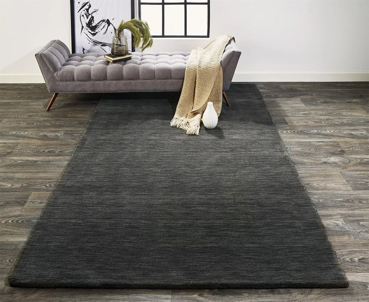 Luna 8049F Charcoal Gray Rug - Rug & Home