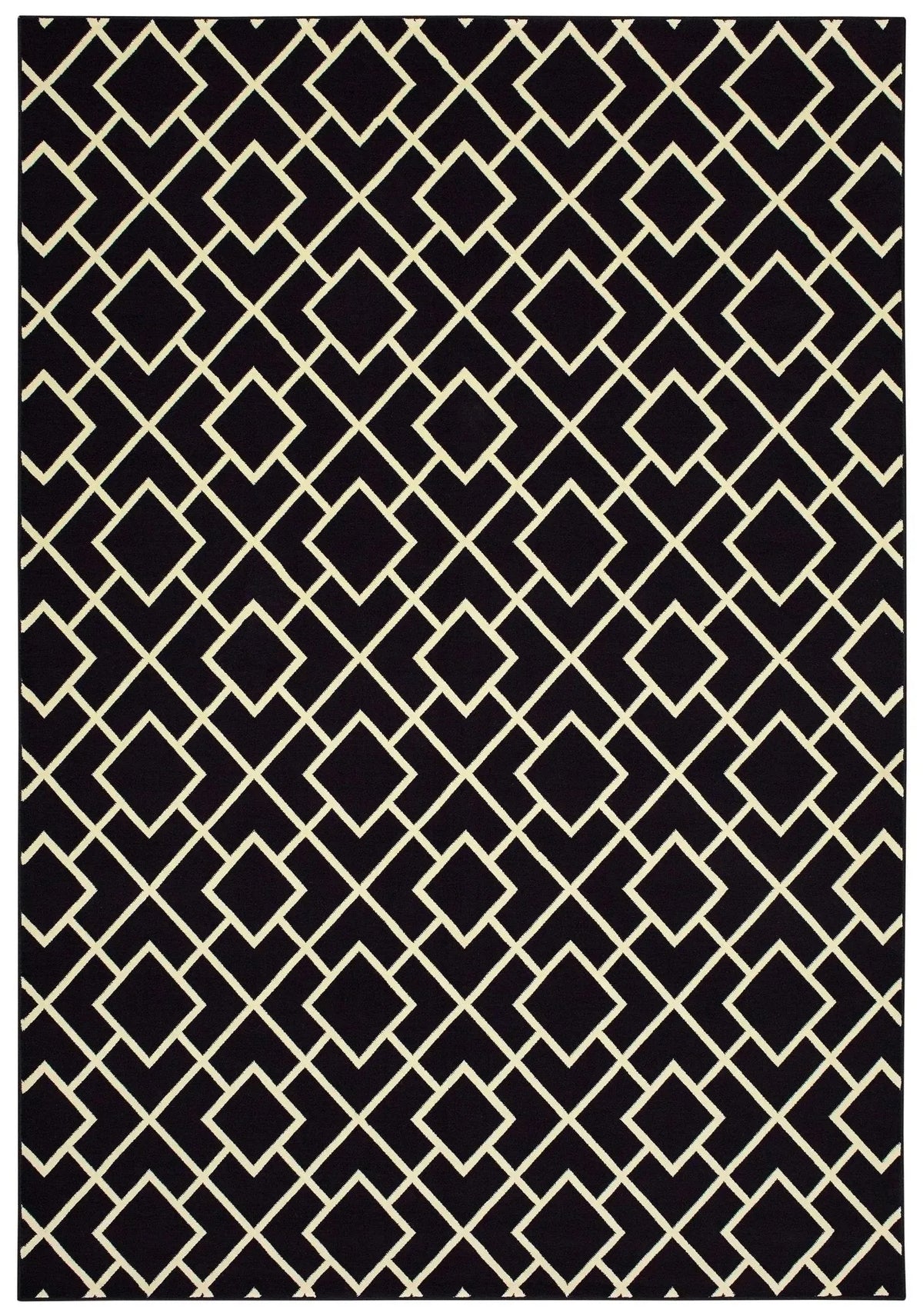 Luna 8123B Black/ Ivory Rug