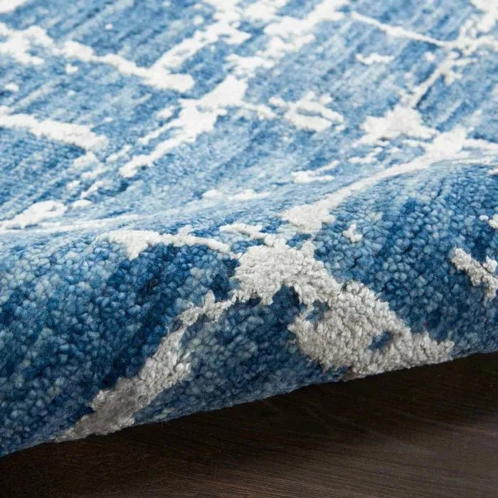 Luna LUN02 Blue/Silver Rug