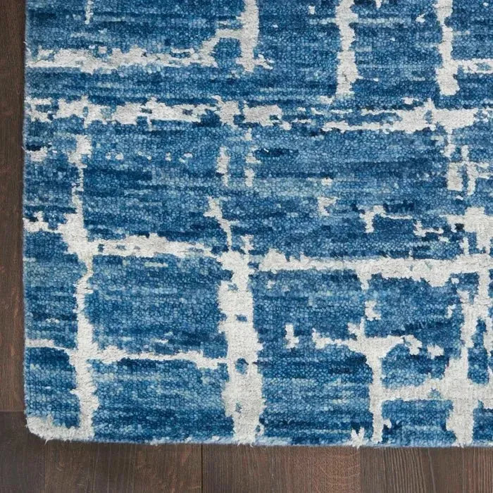 Luna LUN02 Blue/Silver Rug