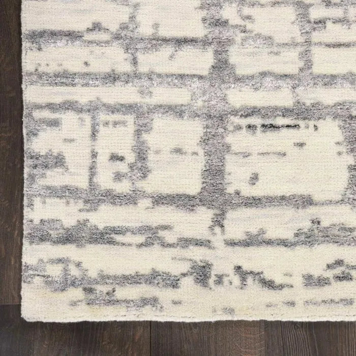 Luna LUN02 Ivory/Grey Rug - Rug & Home