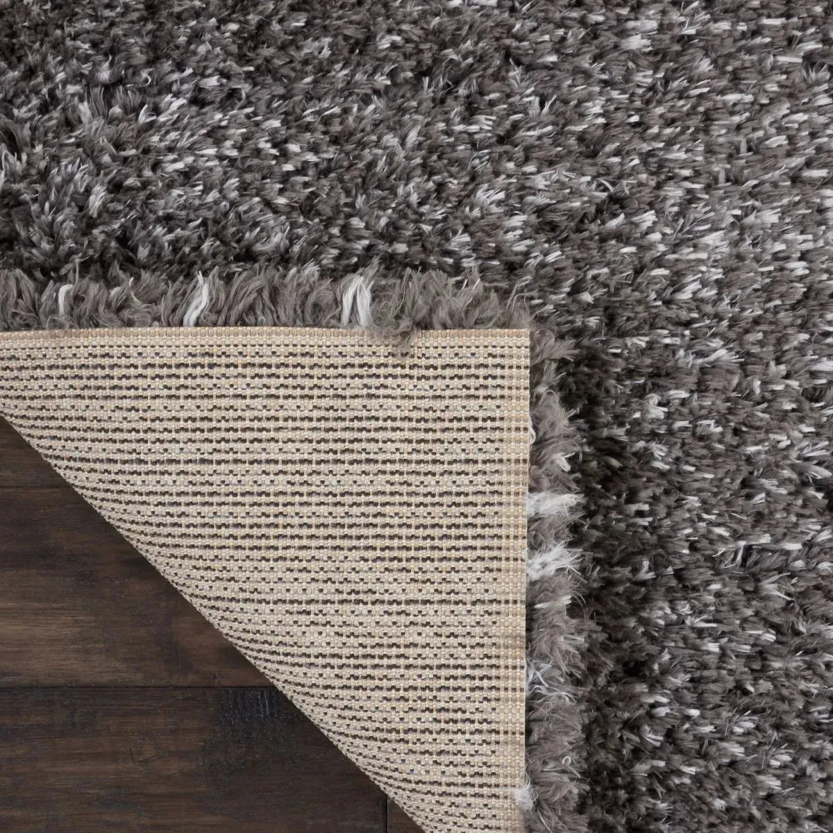 Luxe Shag LXS01 Charcoal Grey Rug