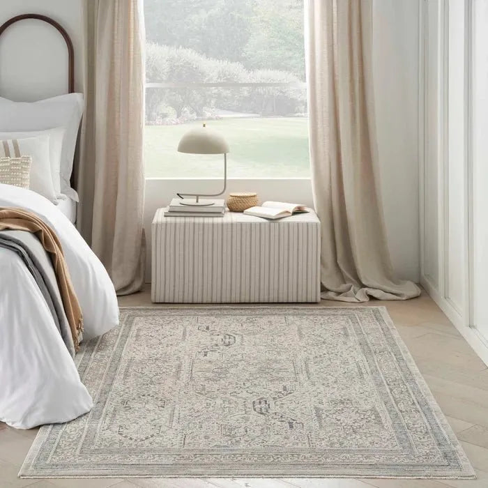 Lynx LNX01 Ivory/Grey Rug - Rug & Home