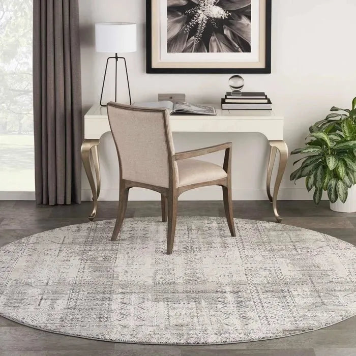 Lynx LNX06 Ivory/Blue Rug - Rug & Home