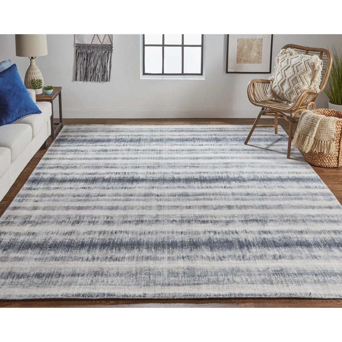 Mackay 8824F Slate/Blue Rug - Rug & Home