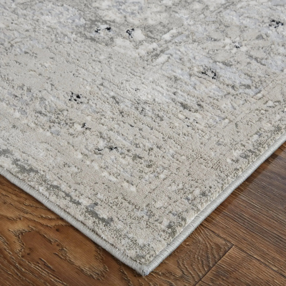 Macklaine MCK39FUF Grey/Silver Rug