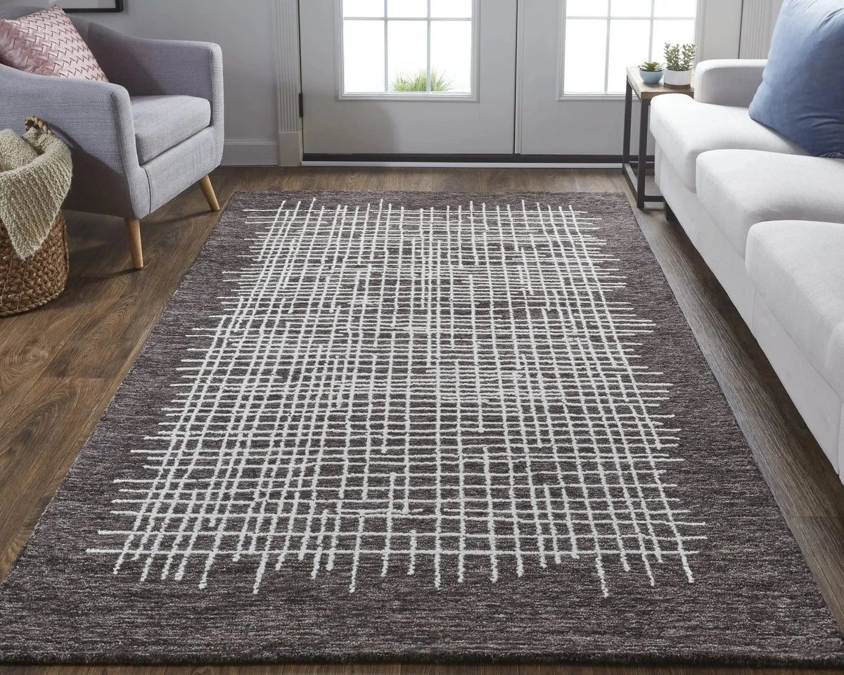 Maddox 8630F Brown/Ivory Rug