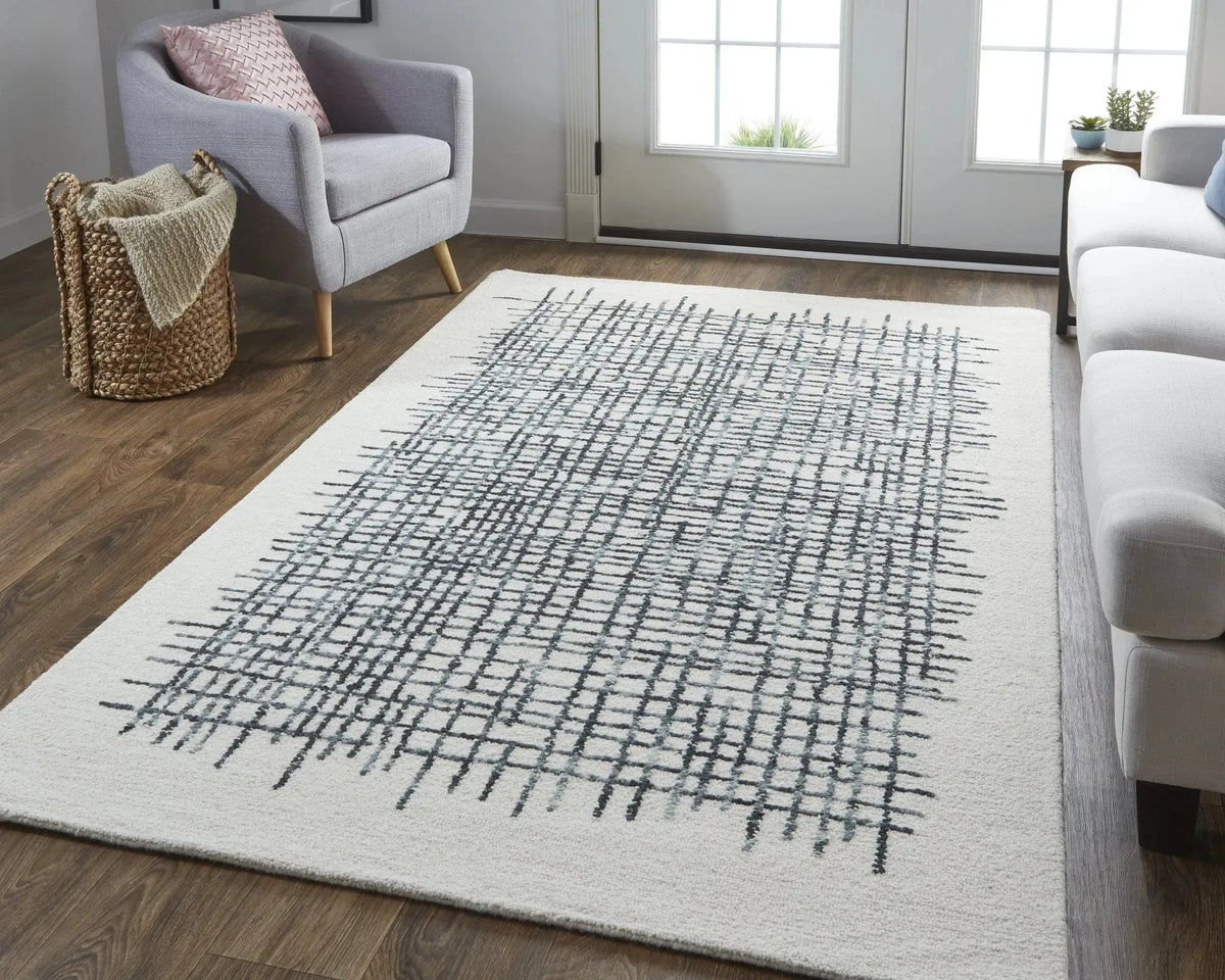 Maddox 8630F Ivory/Gray Rug