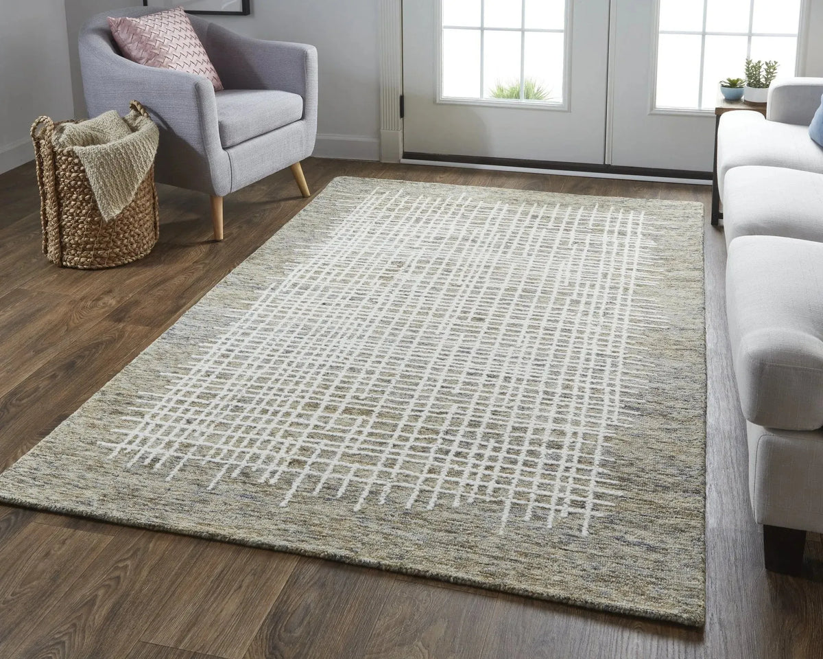 Maddox 8630F Tan/Ivory Rug