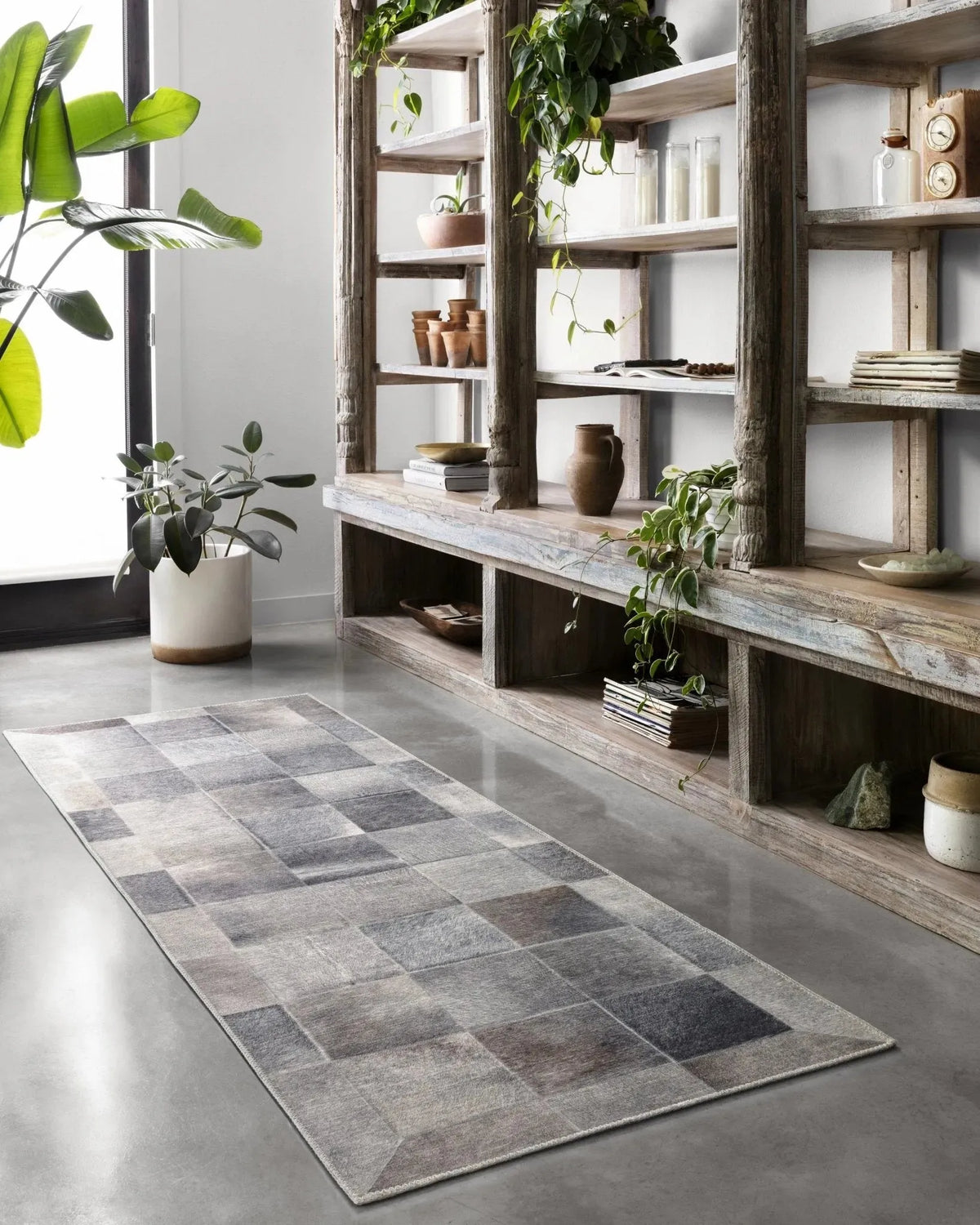 Maddox MAD-06 Charcoal / Grey Rug