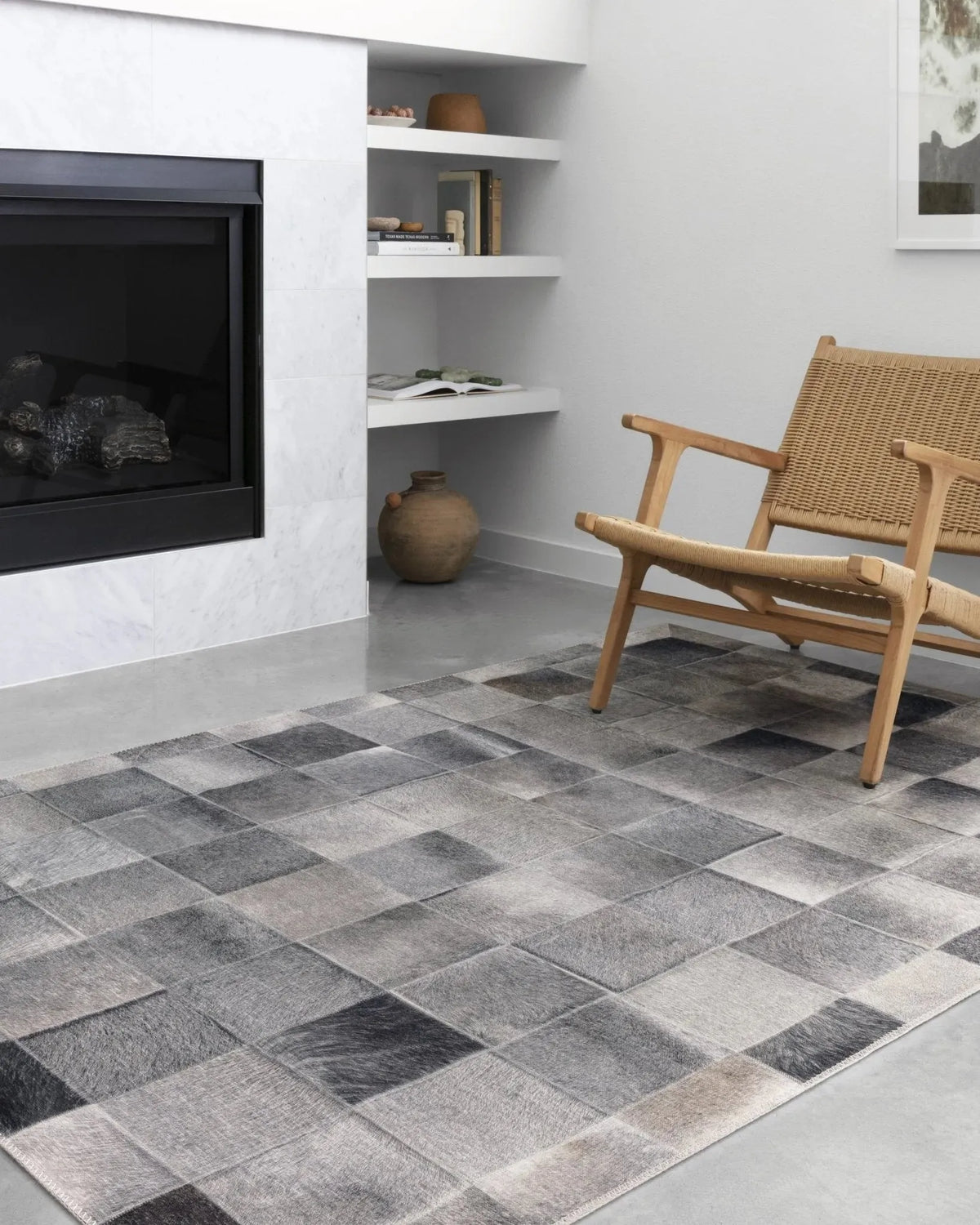 Maddox MAD-06 Charcoal / Grey Rug