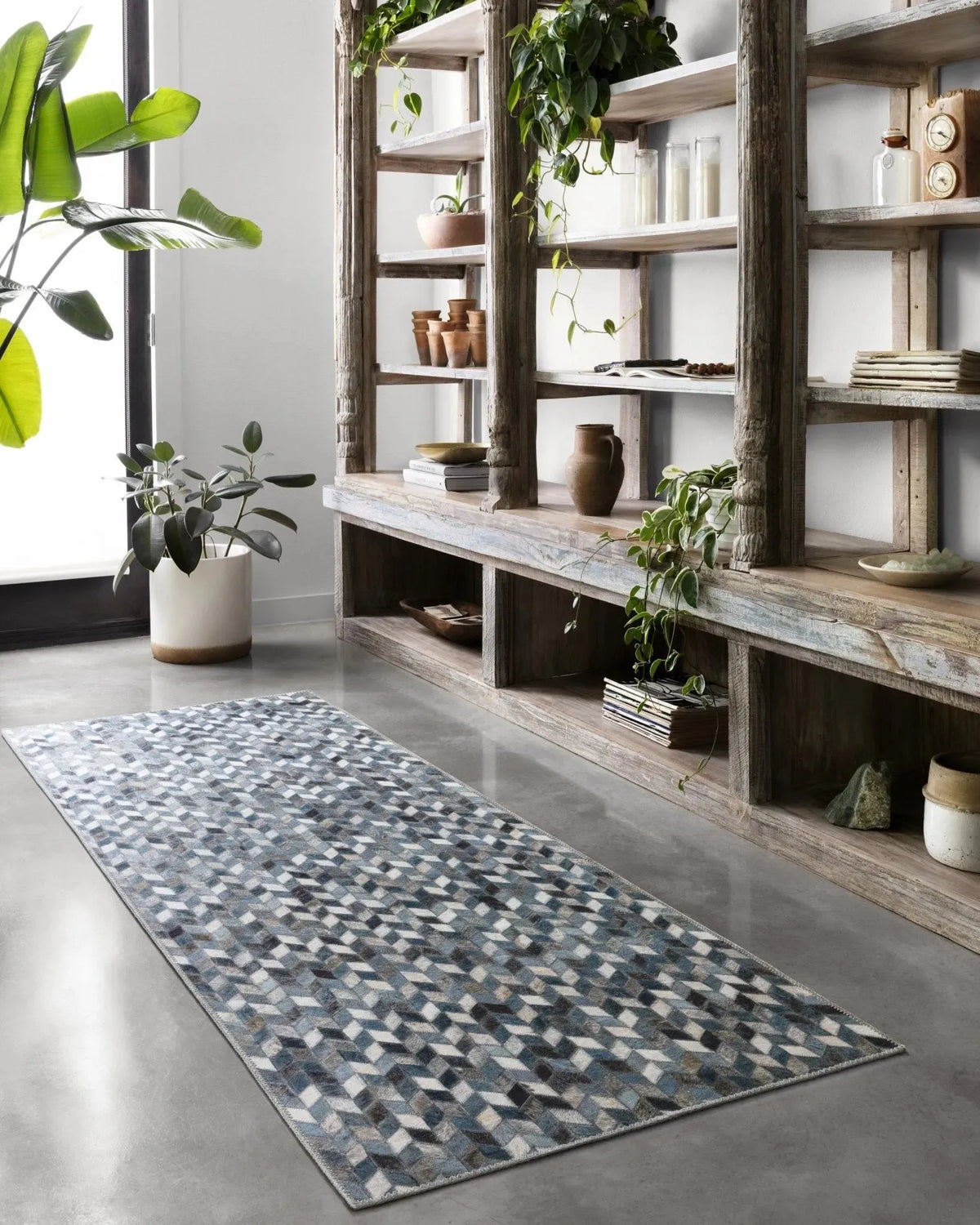 Maddox MAD-08 Ocean / Grey Rug