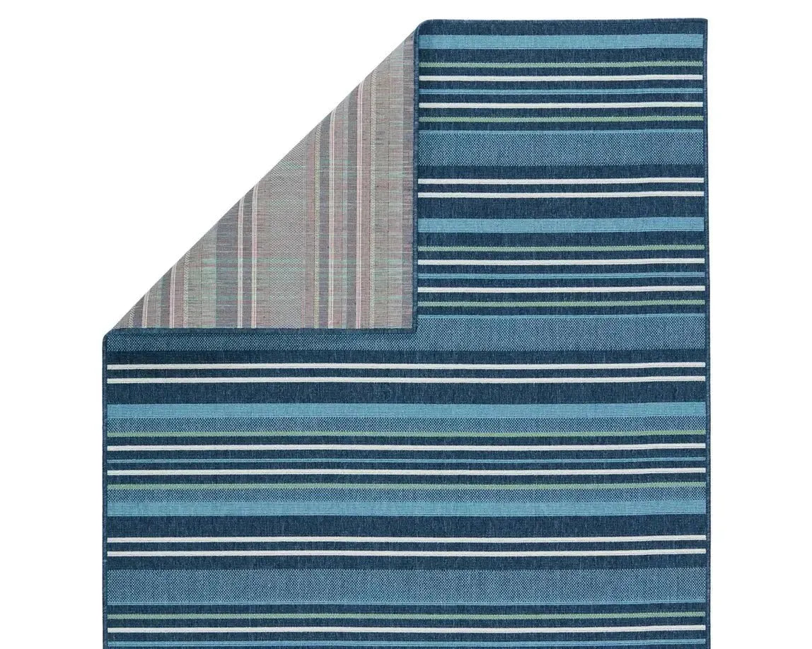 Mahaba MAH07 Blue/Cream Rug