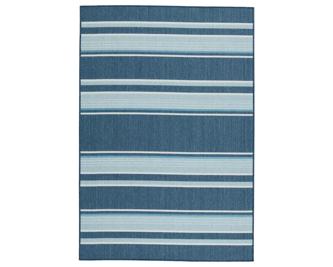 Mahaba MAH09 Blue/Cream Rug - Rug & Home