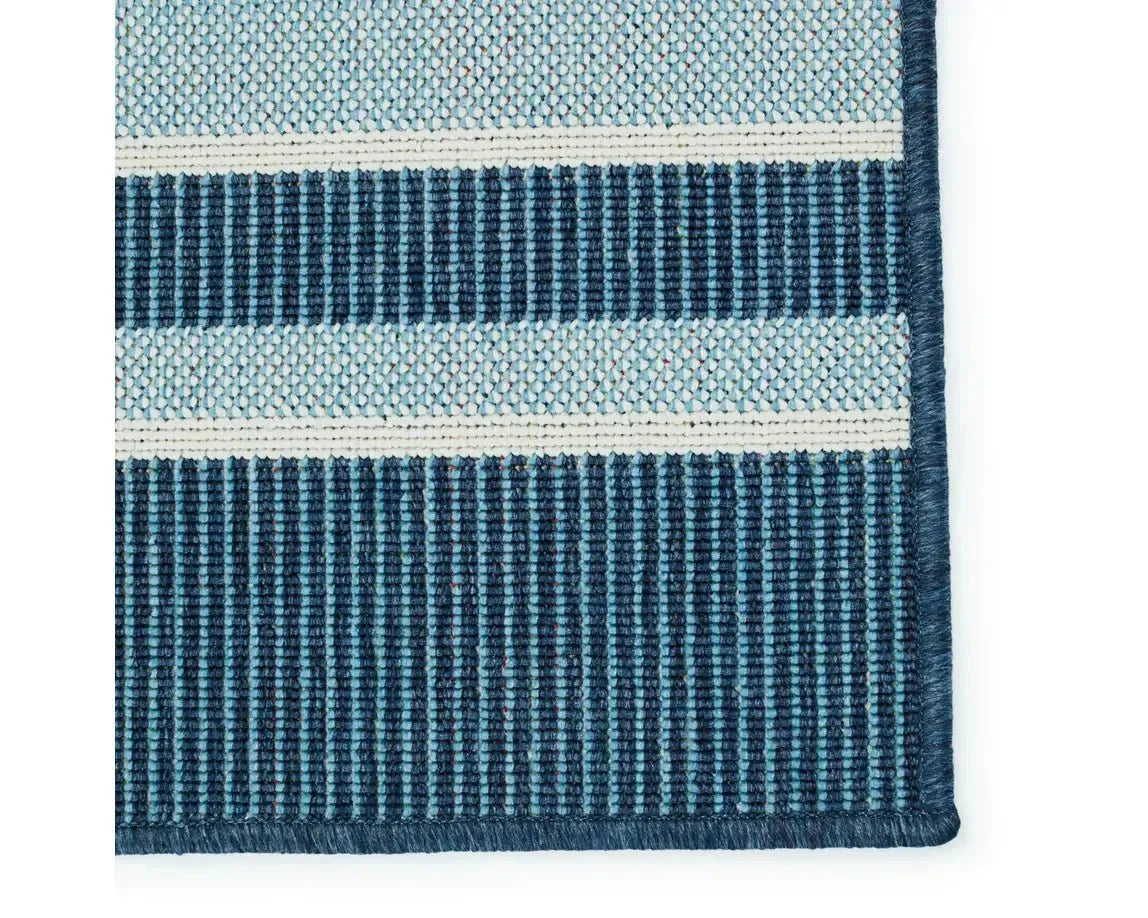 Mahaba MAH09 Blue/Cream Rug - Rug & Home