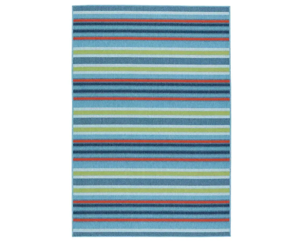 Mahaba MAH10 Blue/Green Rug