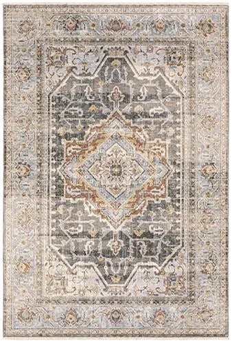 Maharaja 1803X Grey Blue Rug - Rug & Home